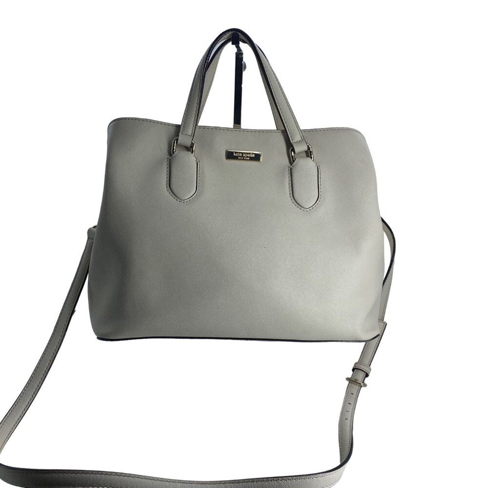 Kate Spade Laurel Way Evangelie Satchel Bag Purse Crossbody Saffiano Leather
